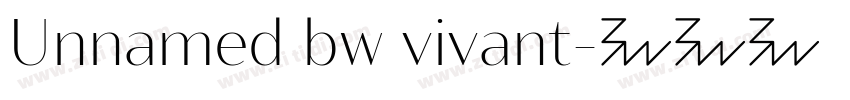 Unnamed bw vivant字体转换